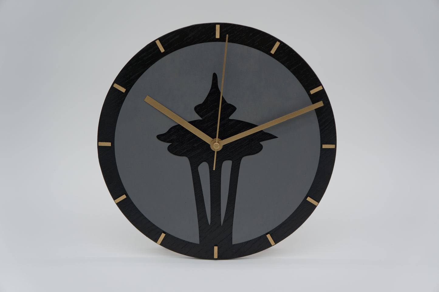 Space Needle Wood Clock