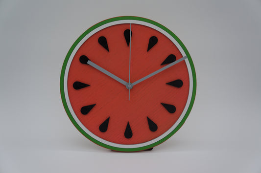 Watermelon Wood Clock