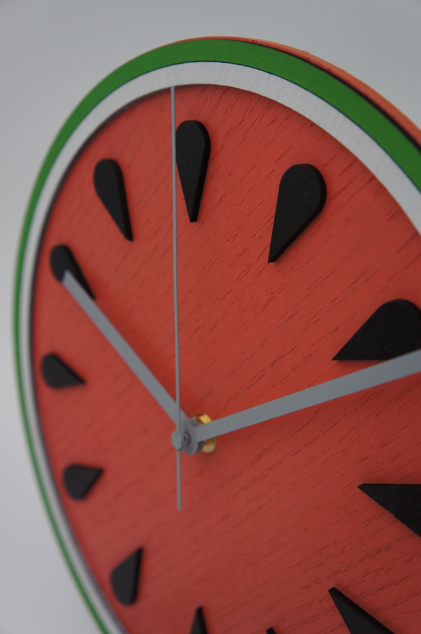 Watermelon Wood Clock