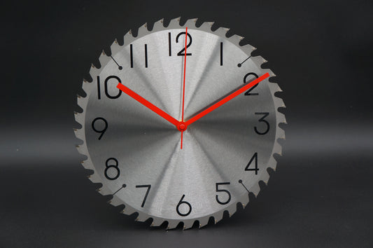 Sawblade Clock